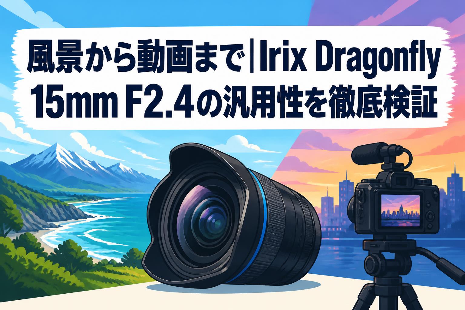 風景から動画まで|Irix Dragonfly 15mm F2.4の汎用性を徹底検証