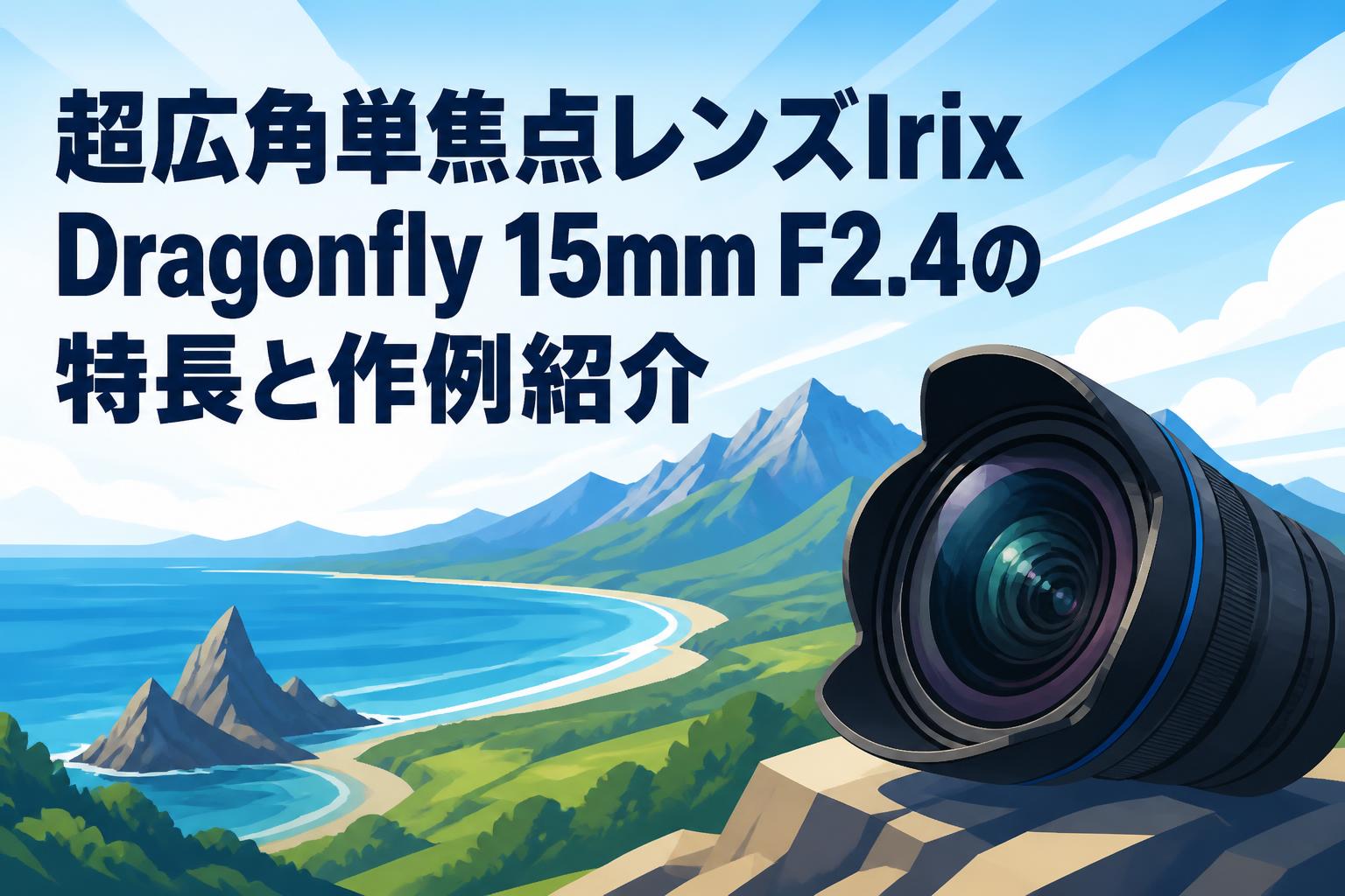 超広角単焦点レンズIrix Dragonfly 15mm F2.4の特長と作例紹介