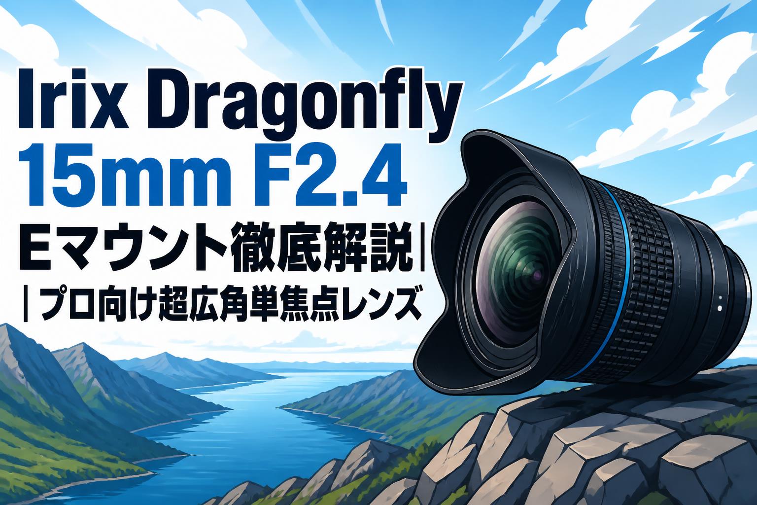 Irix Dragonfly 15mm F2.4 Eマウント徹底解説|プロ向け超広角単焦点レンズ