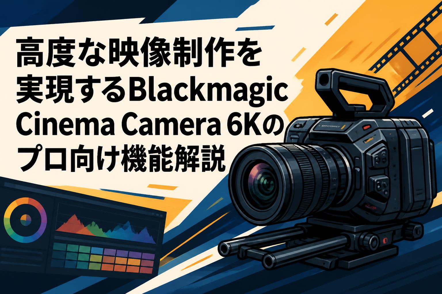 高度な映像制作を実現するBlackmagic Cinema Camera 6Kのプロ向け機能解説