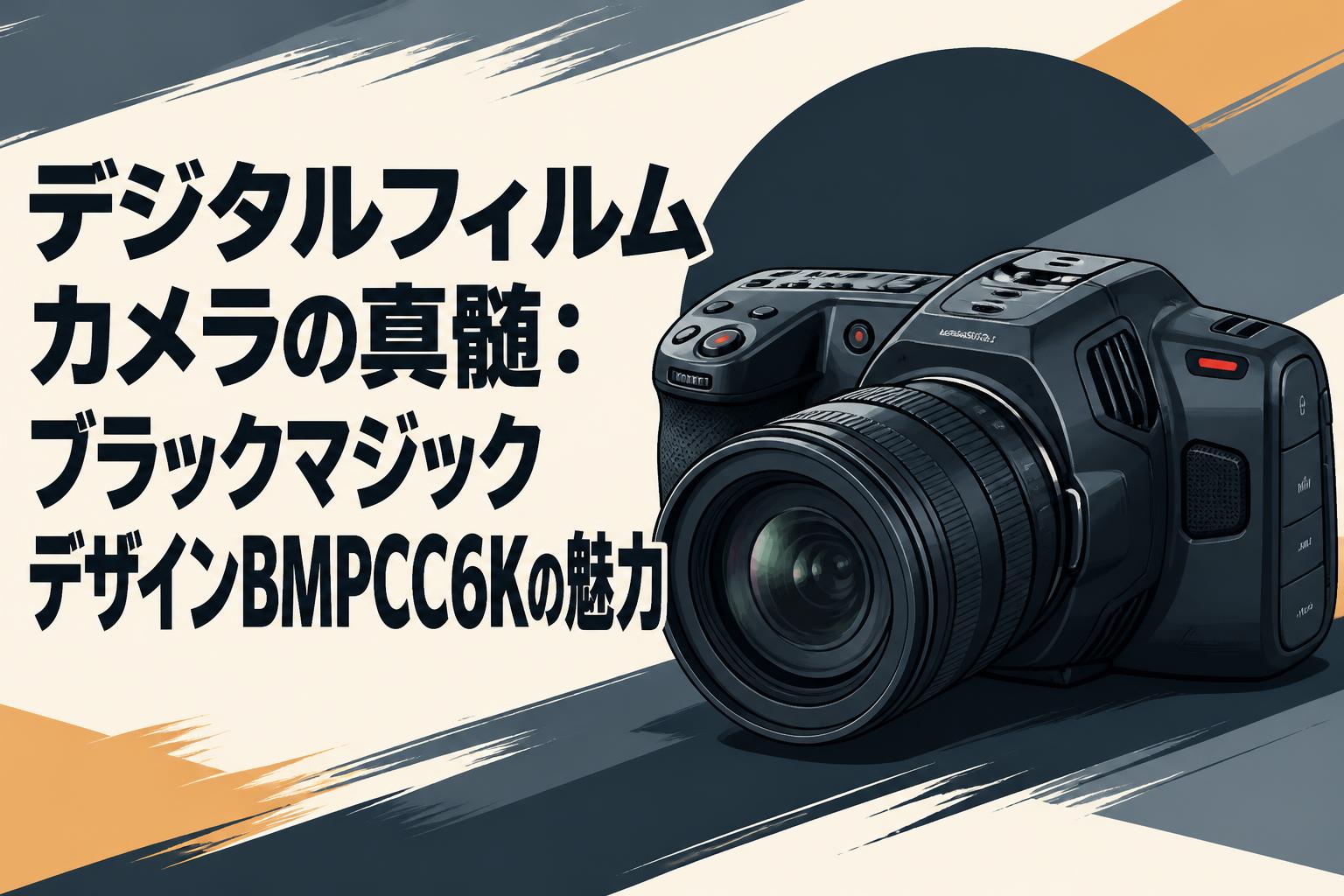 デジタルフィルムカメラの真髄：ブラックマジックデザインBMPCC6Kの魅力