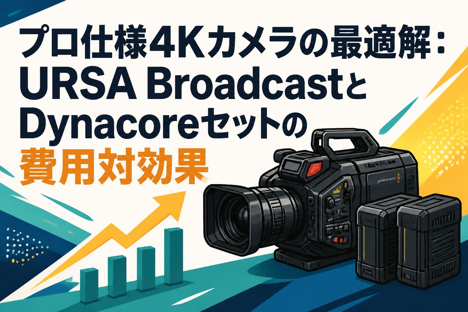 プロ仕様4Kカメラの最適解：URSA BroadcastとDynacoreセットの費用対効果