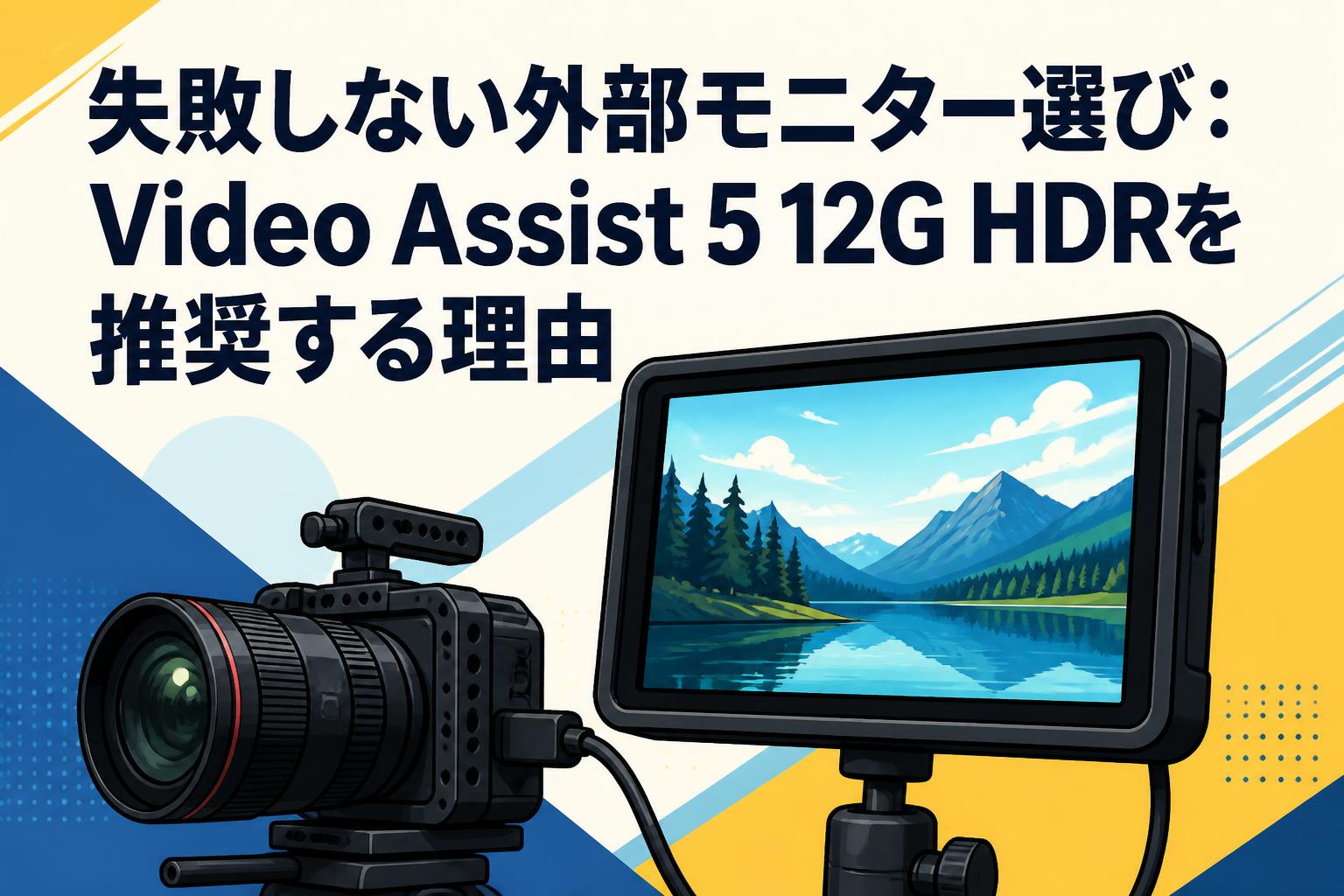 失敗しない外部モニター選び：Video Assist 5 12G HDRを推奨する理由