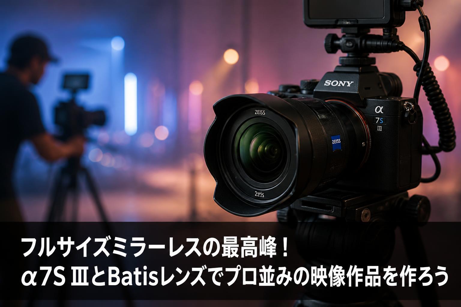 フルサイズミラーレスの最高峰！α7S ⅢとBatisレンズでプロ並みの映像作品を作ろう