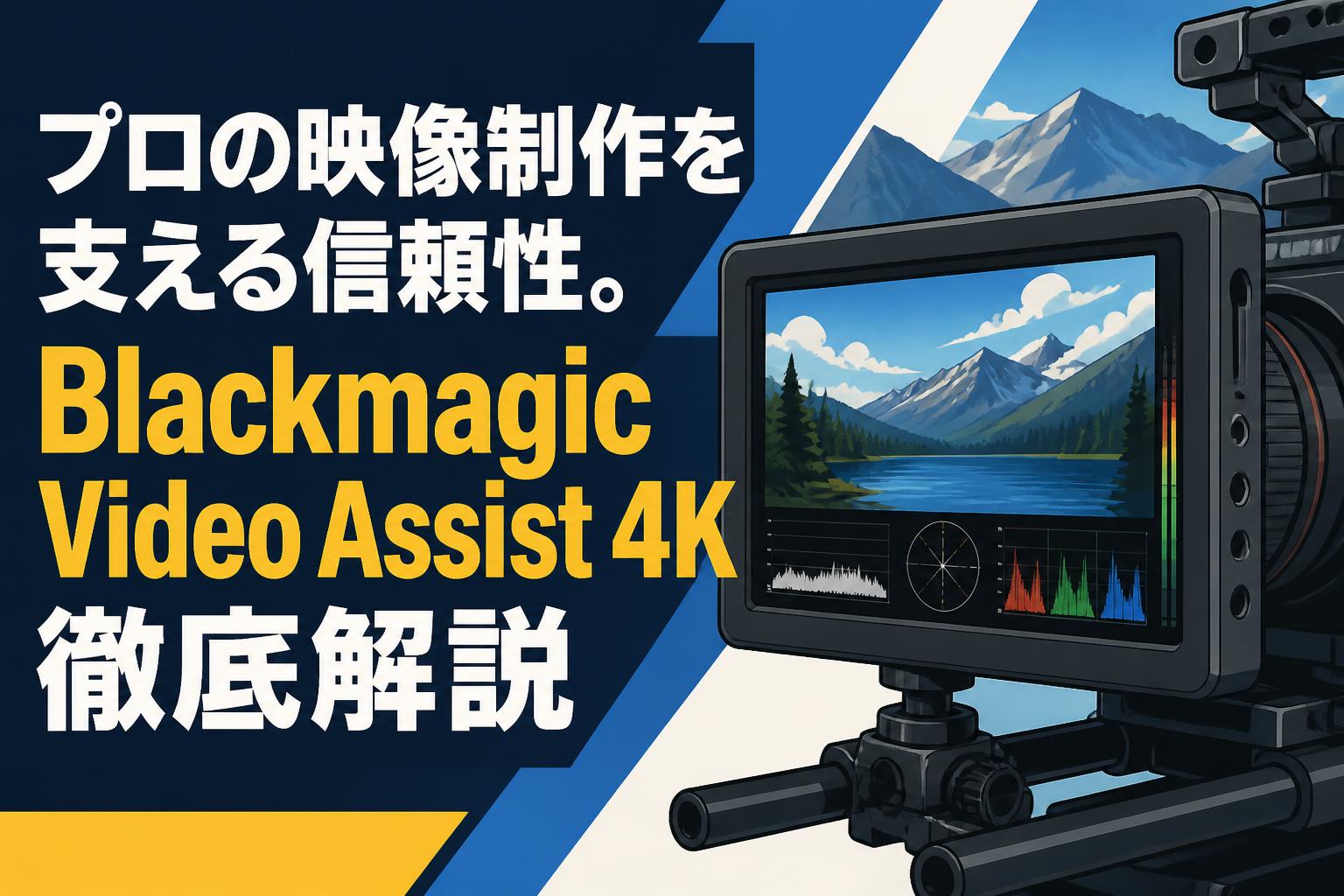 プロの映像制作を支える信頼性。Blackmagic Video Assist 4K徹底解説