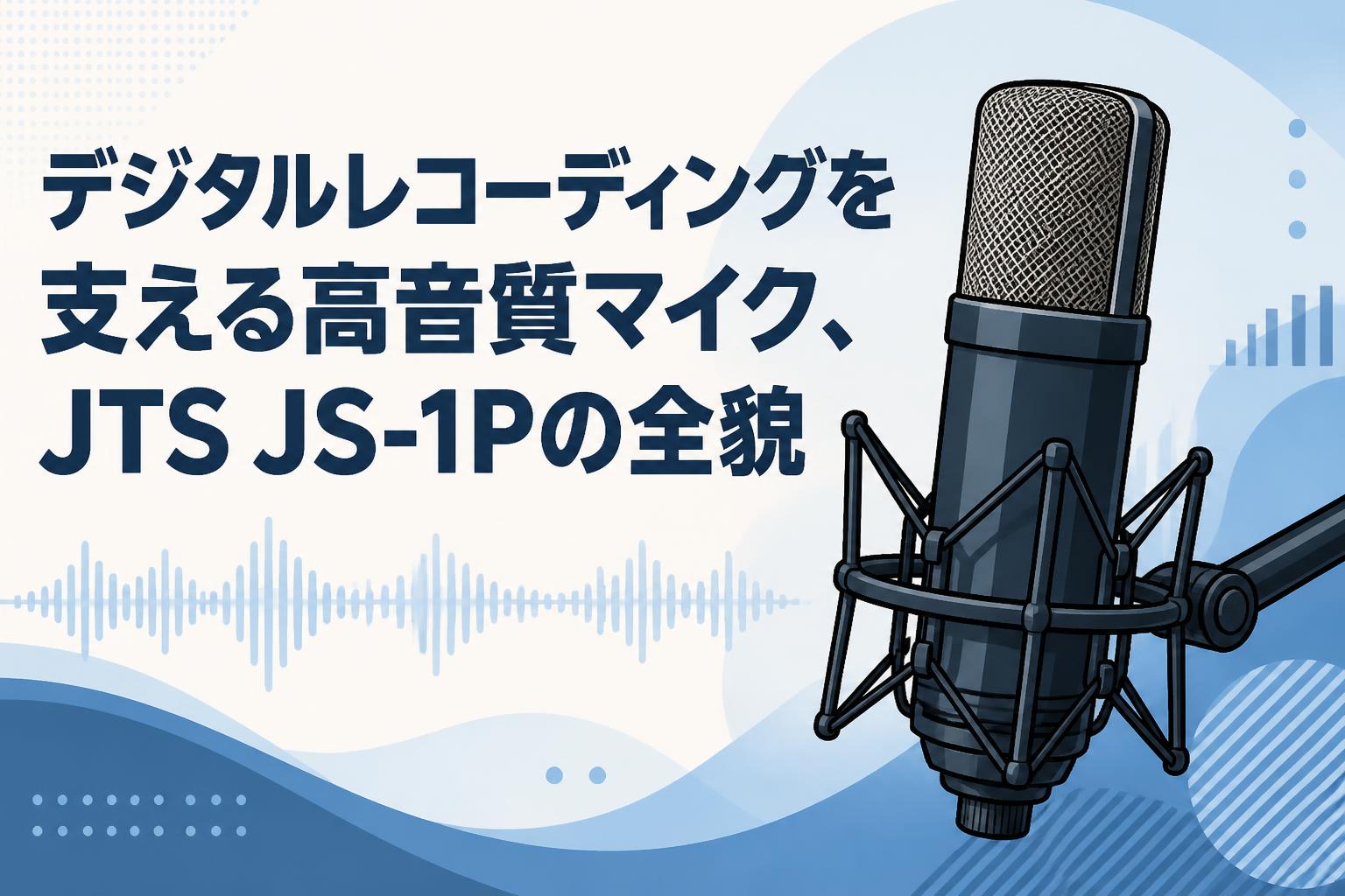 デジタルレコーディングを支える高音質マイク、JTS JS-1Pの全貌