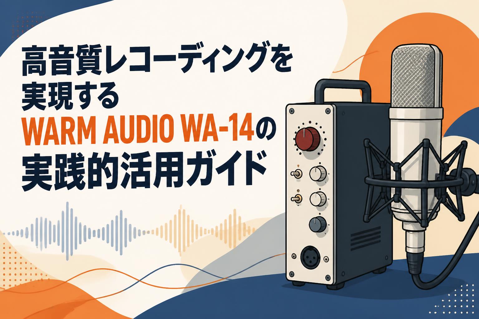 高音質レコーディングを実現するWARM AUDIO WA-14の実践的活用ガイド