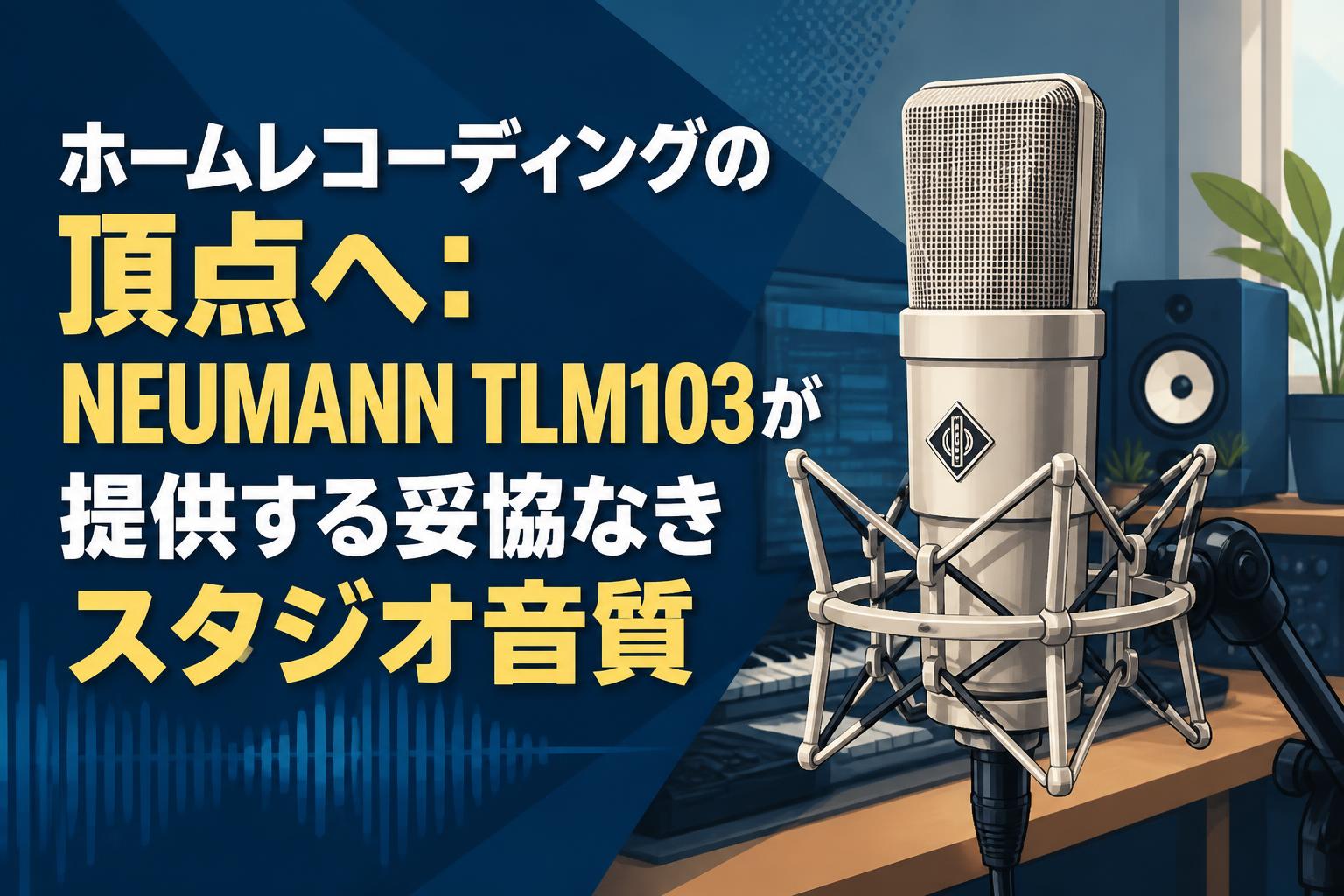 ホームレコーディングの頂点へ：NEUMANN TLM103が提供する妥協なきスタジオ音質
