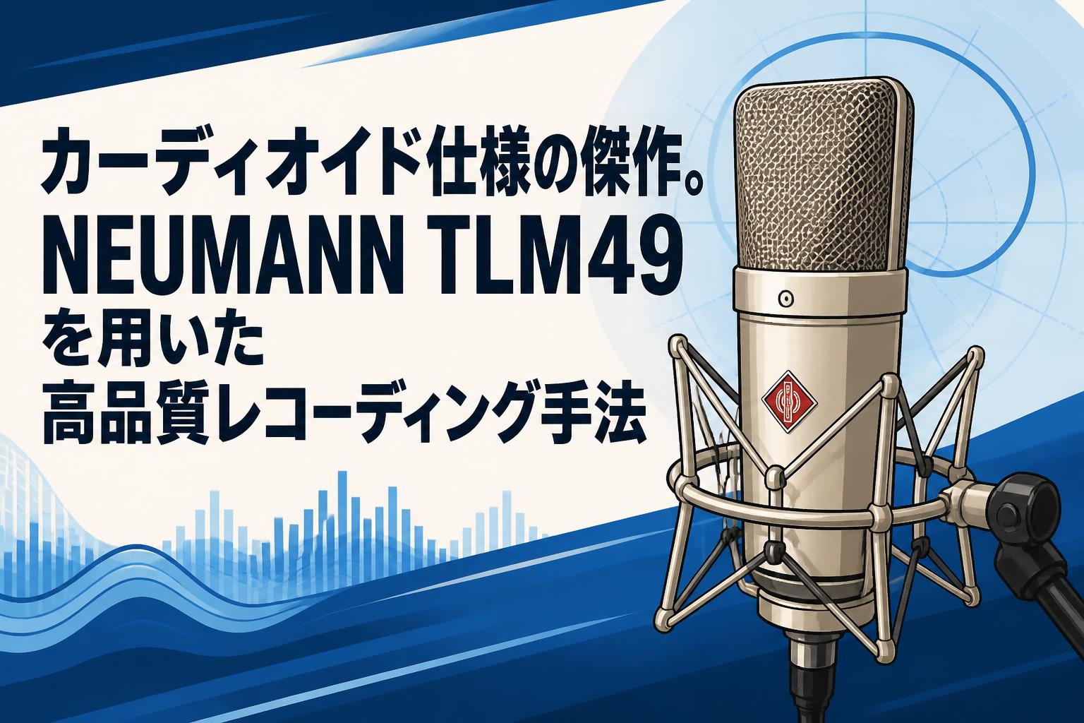 カーディオイド仕様の傑作。NEUMANN TLM49を用いた高品質レコーディング手法