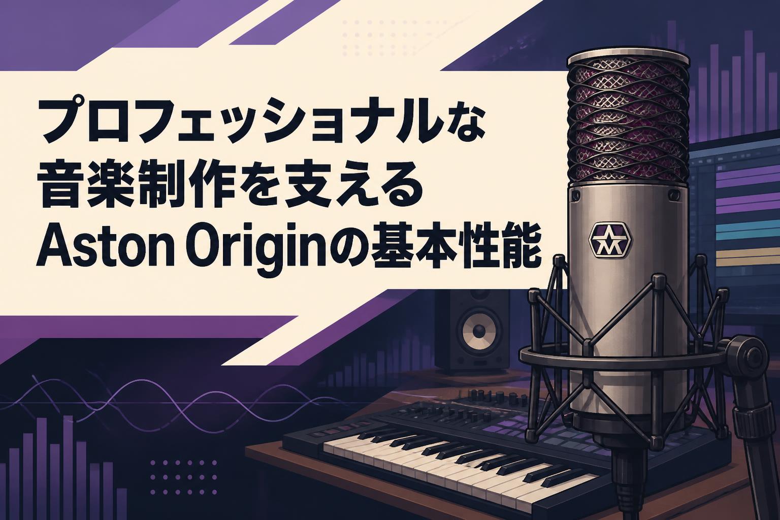 プロフェッショナルな音楽制作を支えるAston Originの基本性能