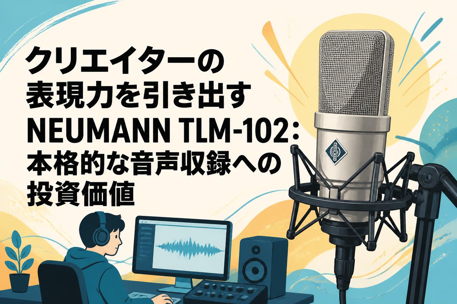 クリエイターの表現力を引き出すNEUMANN TLM-102：本格的な音声収録への投資価値