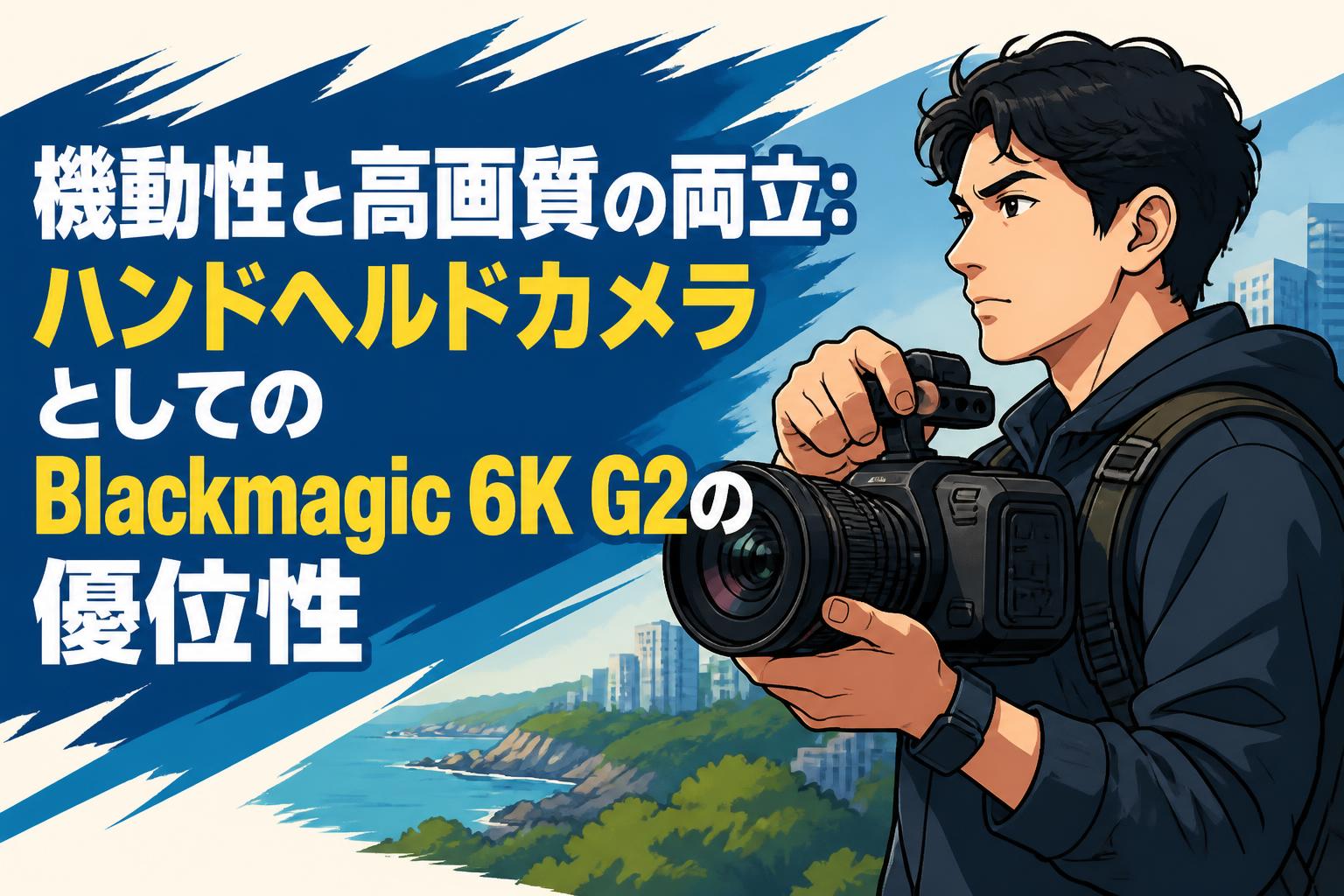 機動性と高画質の両立：ハンドヘルドカメラとしてのBlackmagic 6K G2の優位性