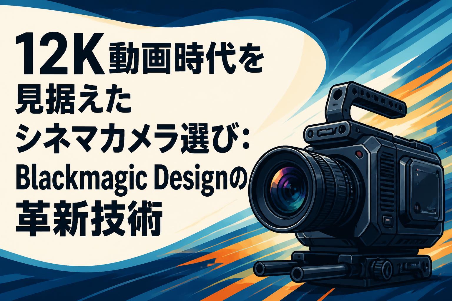 12K動画時代を見据えたシネマカメラ選び：Blackmagic Designの革新技術