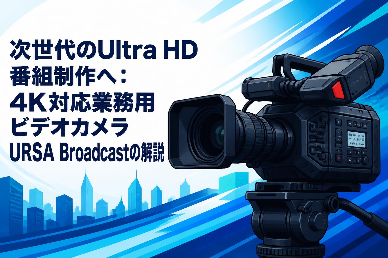 次世代のUltra HD番組制作へ：4K対応業務用ビデオカメラURSA Broadcastの解説
