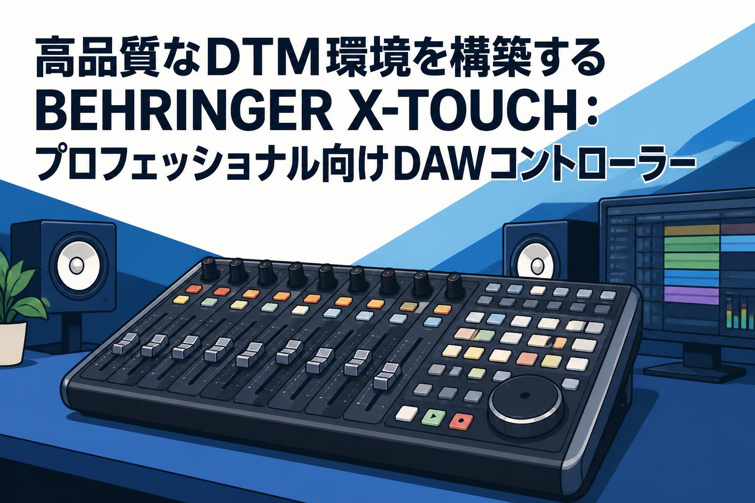 高品質なDTM環境を構築するBEHRINGER X-TOUCH：プロフェッショナル向けDAWコントローラー