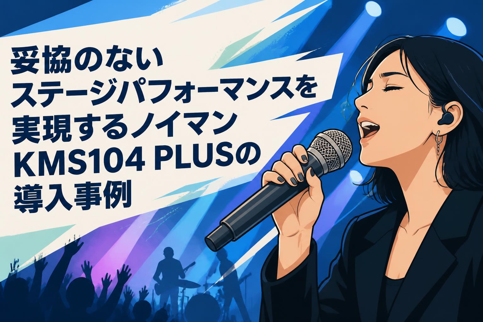 妥協のないステージパフォーマンスを実現するノイマンKMS104 PLUSの導入事例