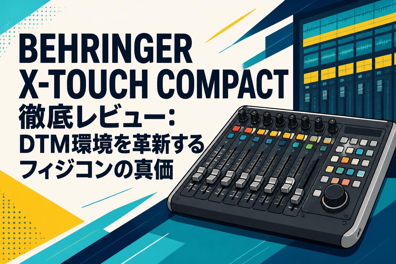 BEHRINGER X-TOUCH COMPACT徹底レビュー：DTM環境を革新するフィジコンの真価