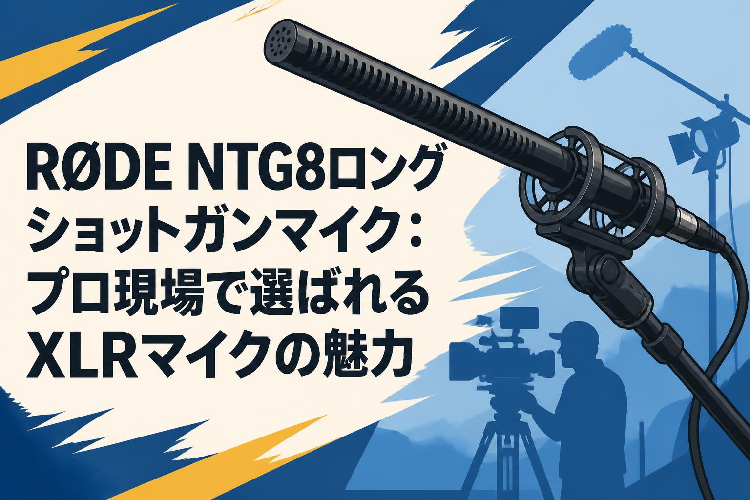 RØDE NTG8ロングショットガンマイク：プロ現場で選ばれるXLRマイクの魅力