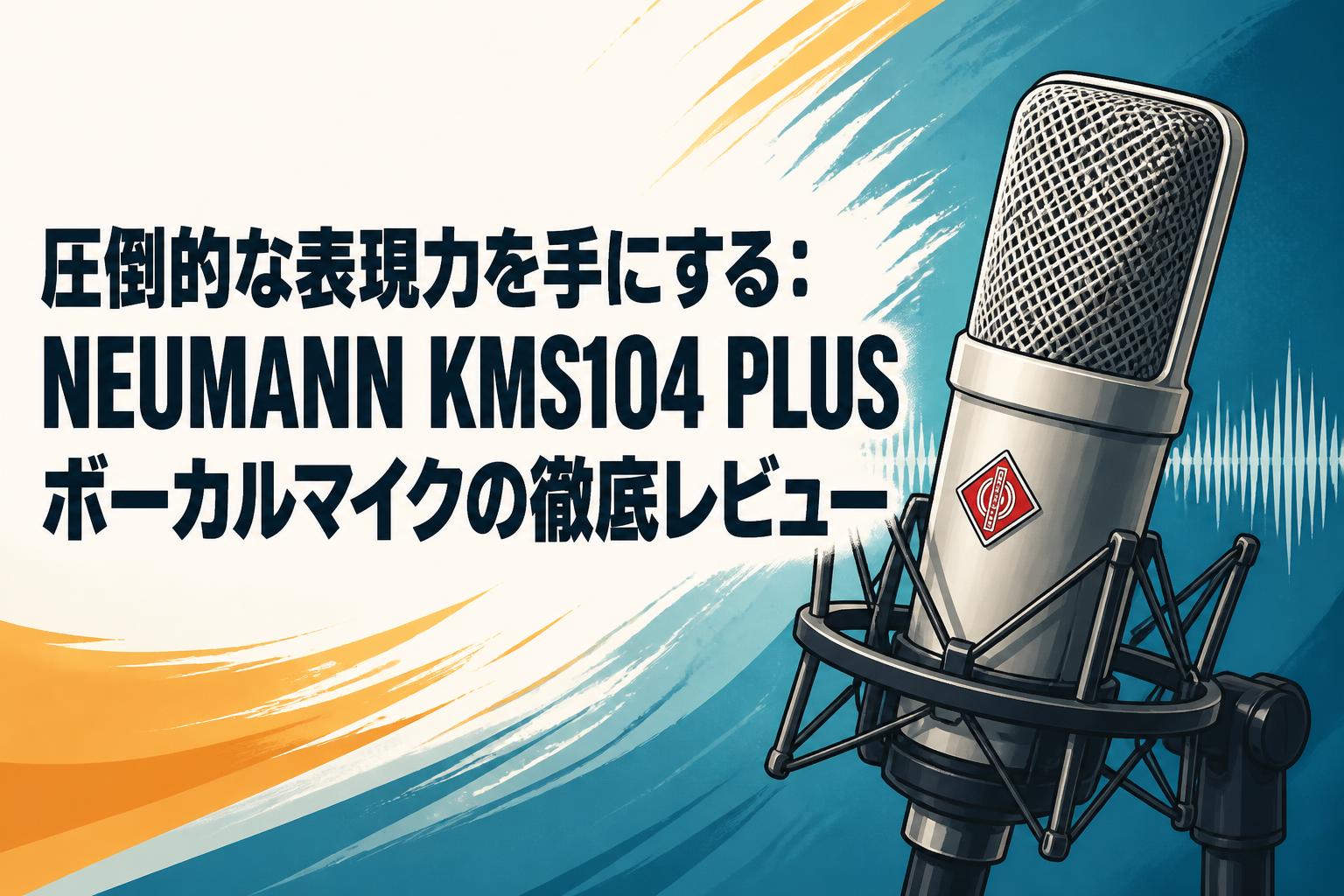 圧倒的な表現力を手にする：NEUMANN KMS104 PLUSボーカルマイクの徹底レビュー
