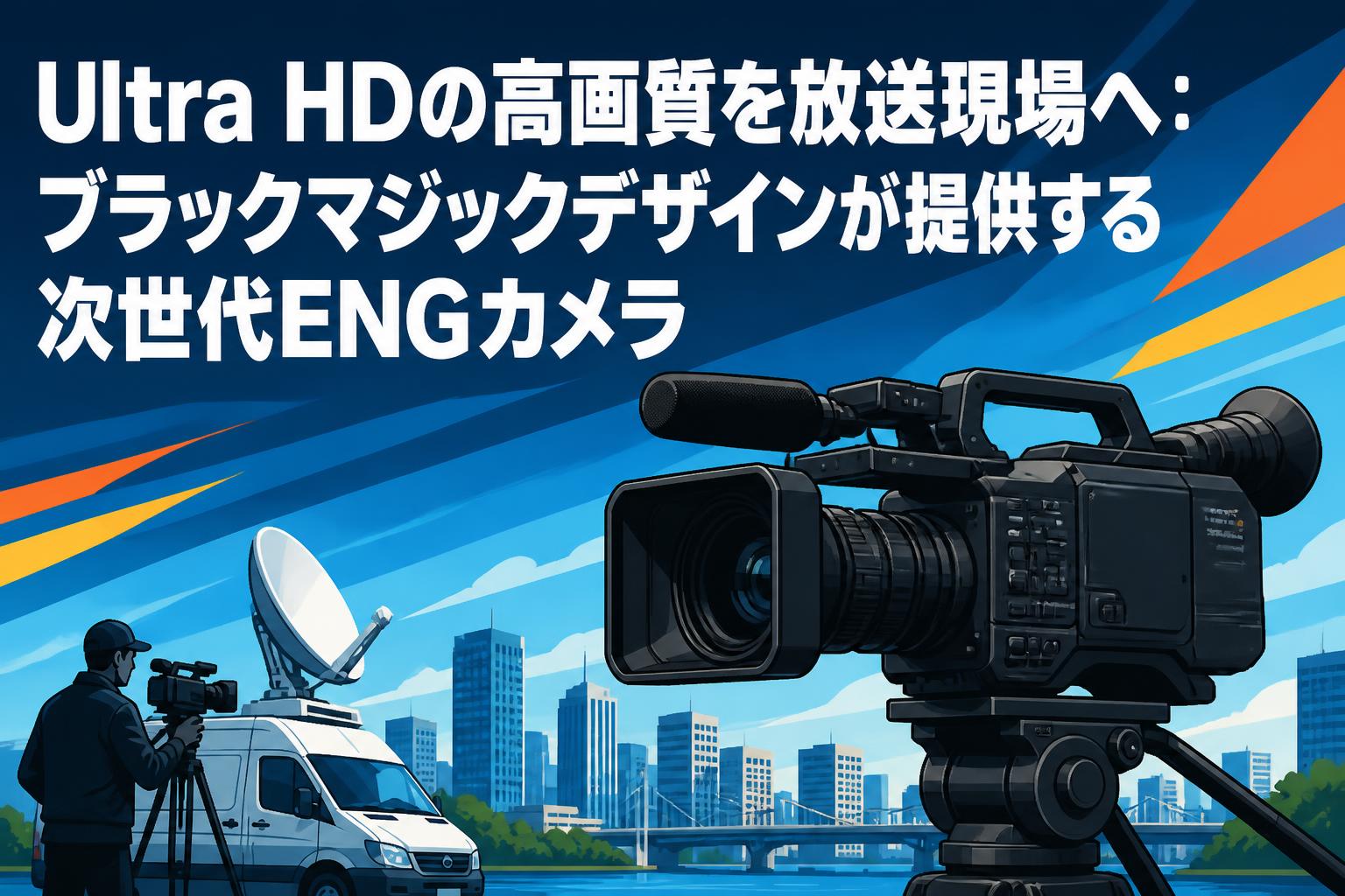 Ultra HDの高画質を放送現場へ：ブラックマジックデザインが提供する次世代ENGカメラ