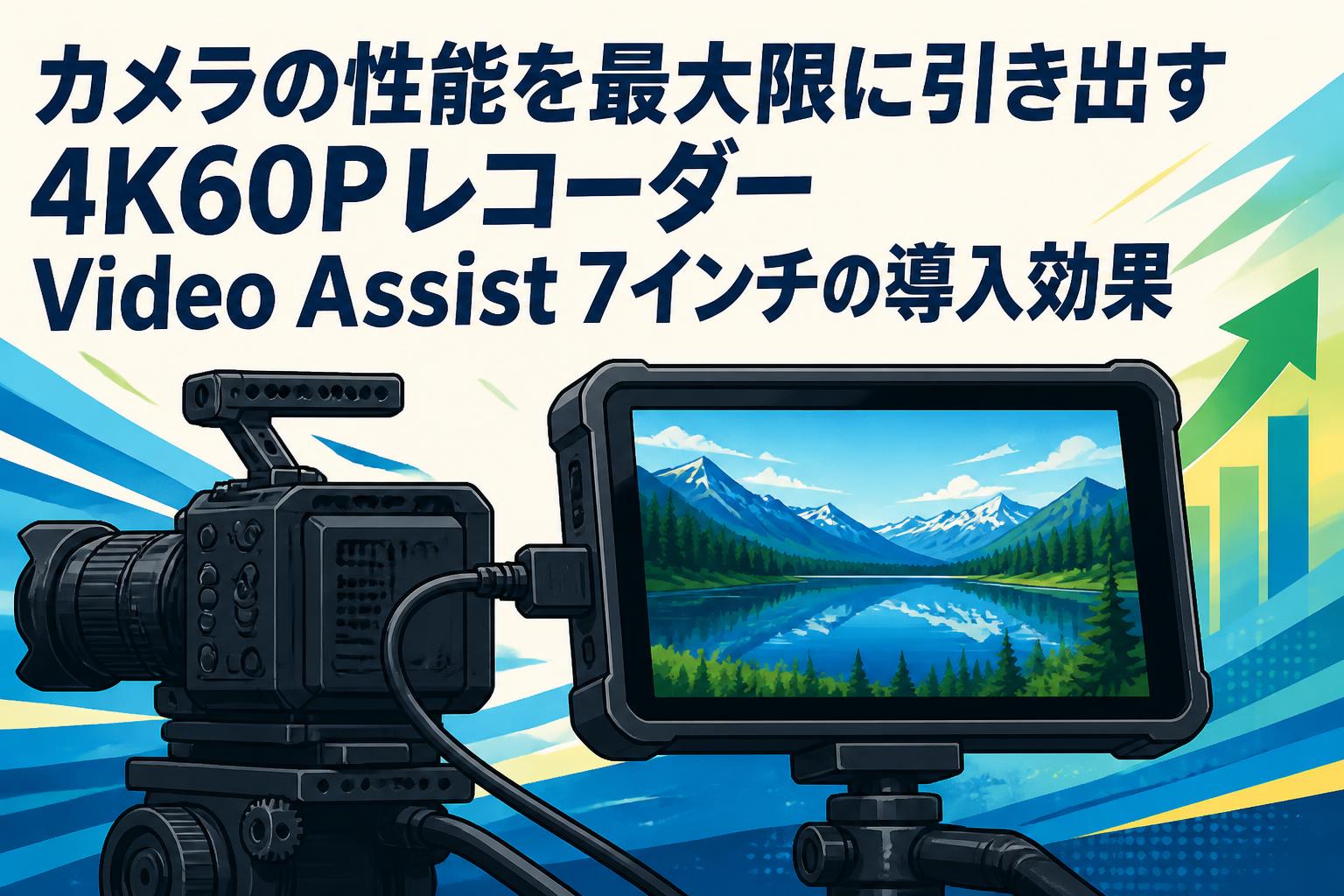 カメラの性能を最大限に引き出す4K60PレコーダーVideo Assist 7インチの導入効果