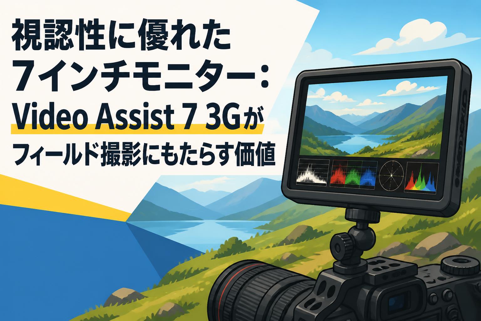 視認性に優れた7インチモニター：Video Assist 7 3Gがフィールド撮影にもたらす価値