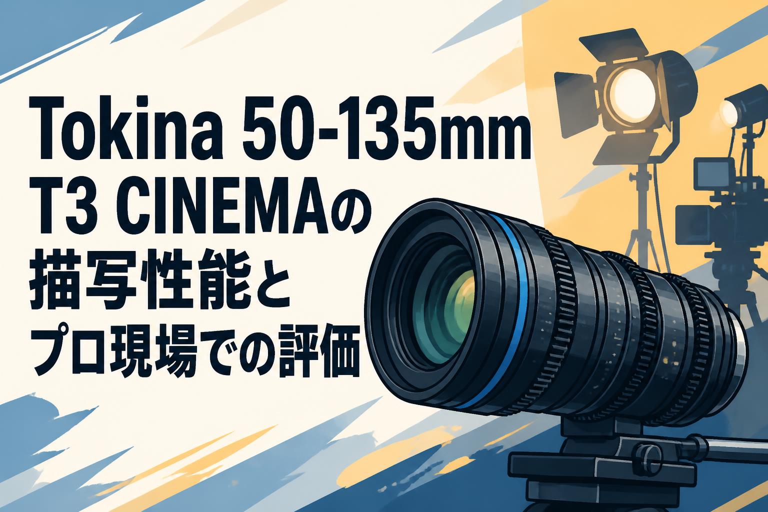 Tokina 50-135mm T3 CINEMAの描写性能とプロ現場での評価