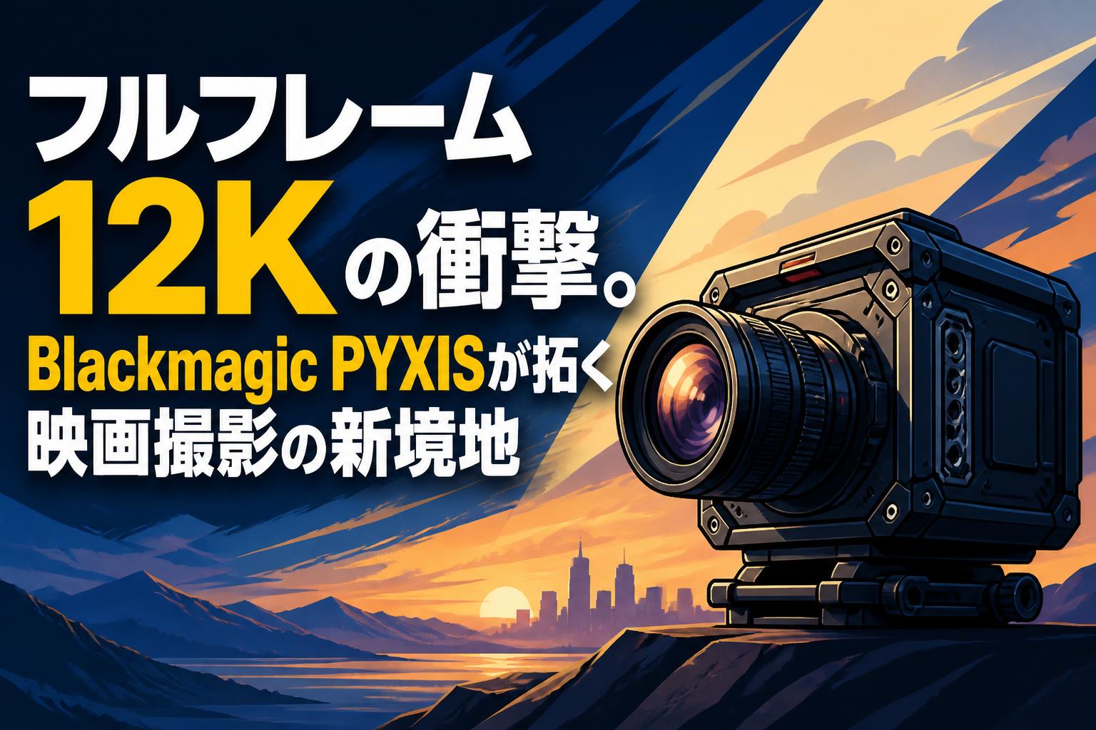 フルフレーム12Kの衝撃。Blackmagic PYXISが拓く映画撮影の新境地