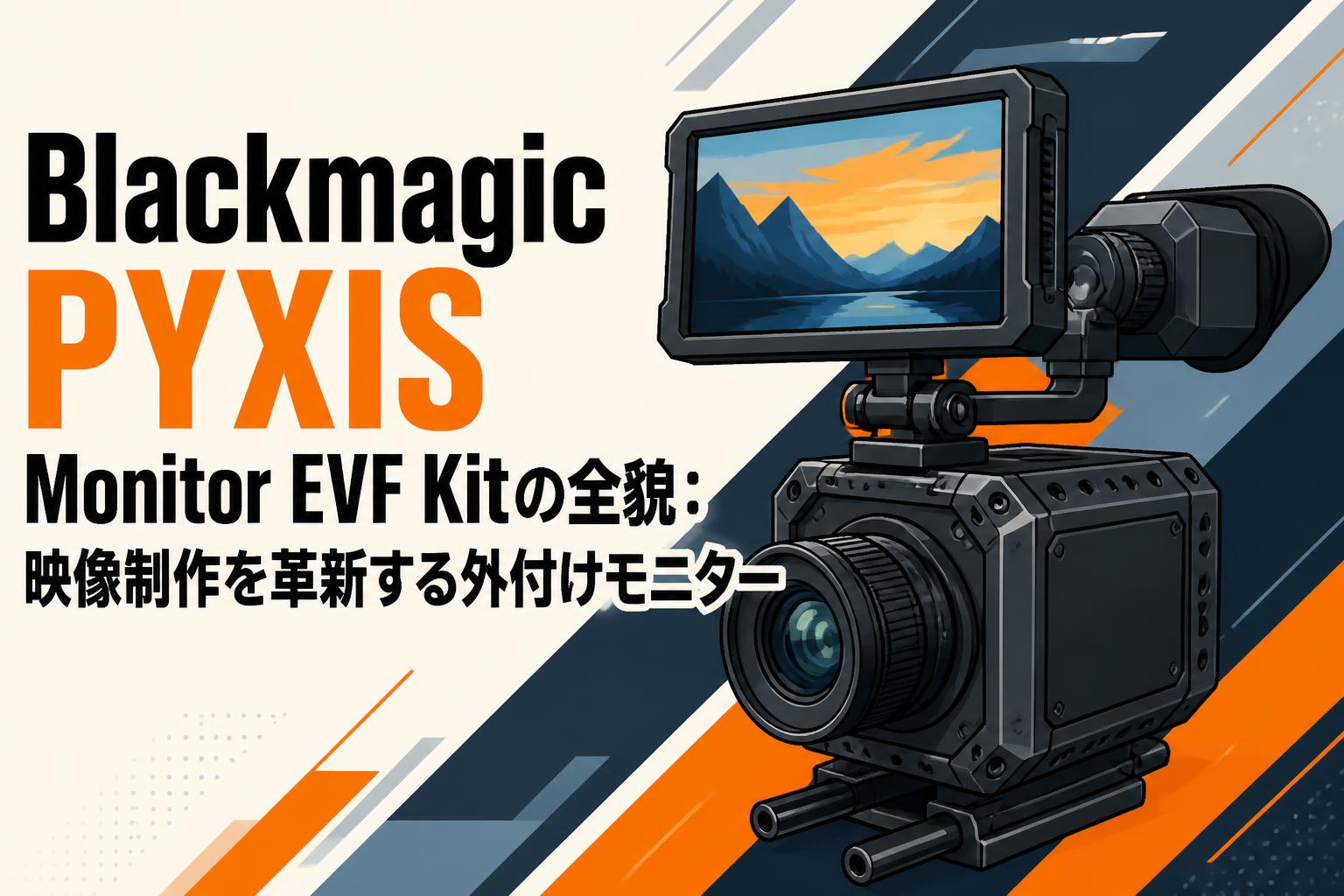 Blackmagic PYXIS Monitor EVF Kitの全貌：映像制作を革新する外付けモニター