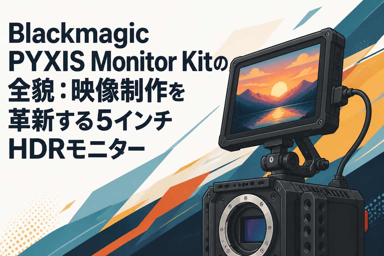 Blackmagic PYXIS Monitor Kitの全貌：映像制作を革新する5インチHDRモニター
