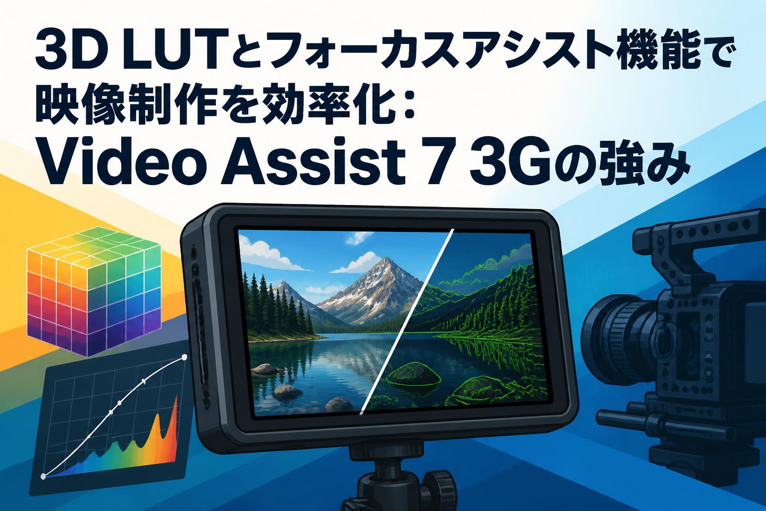 3D LUTとフォーカスアシスト機能で映像制作を効率化：Video Assist 7 3Gの強み
