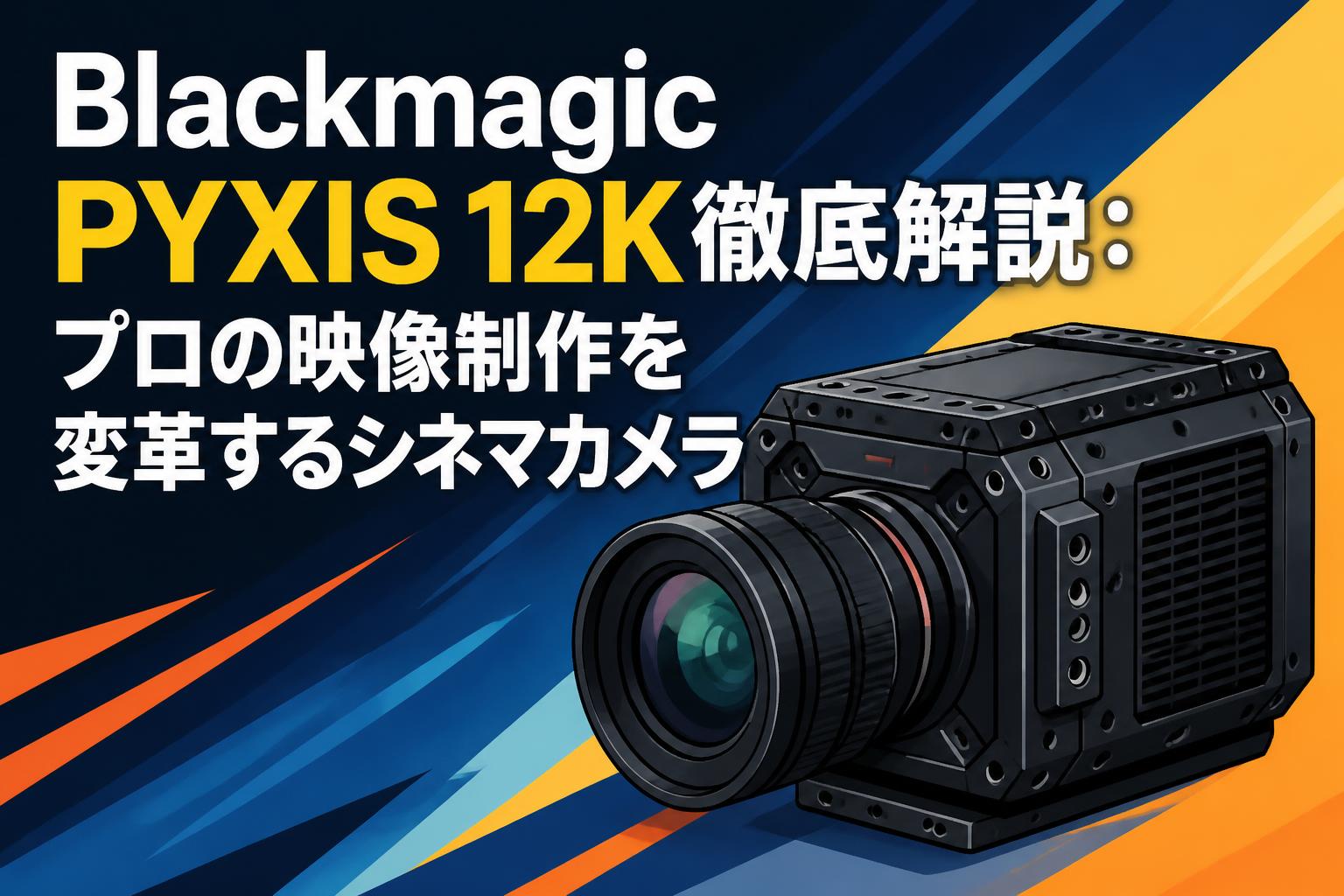 Blackmagic PYXIS 12K徹底解説：プロの映像制作を変革するシネマカメラ