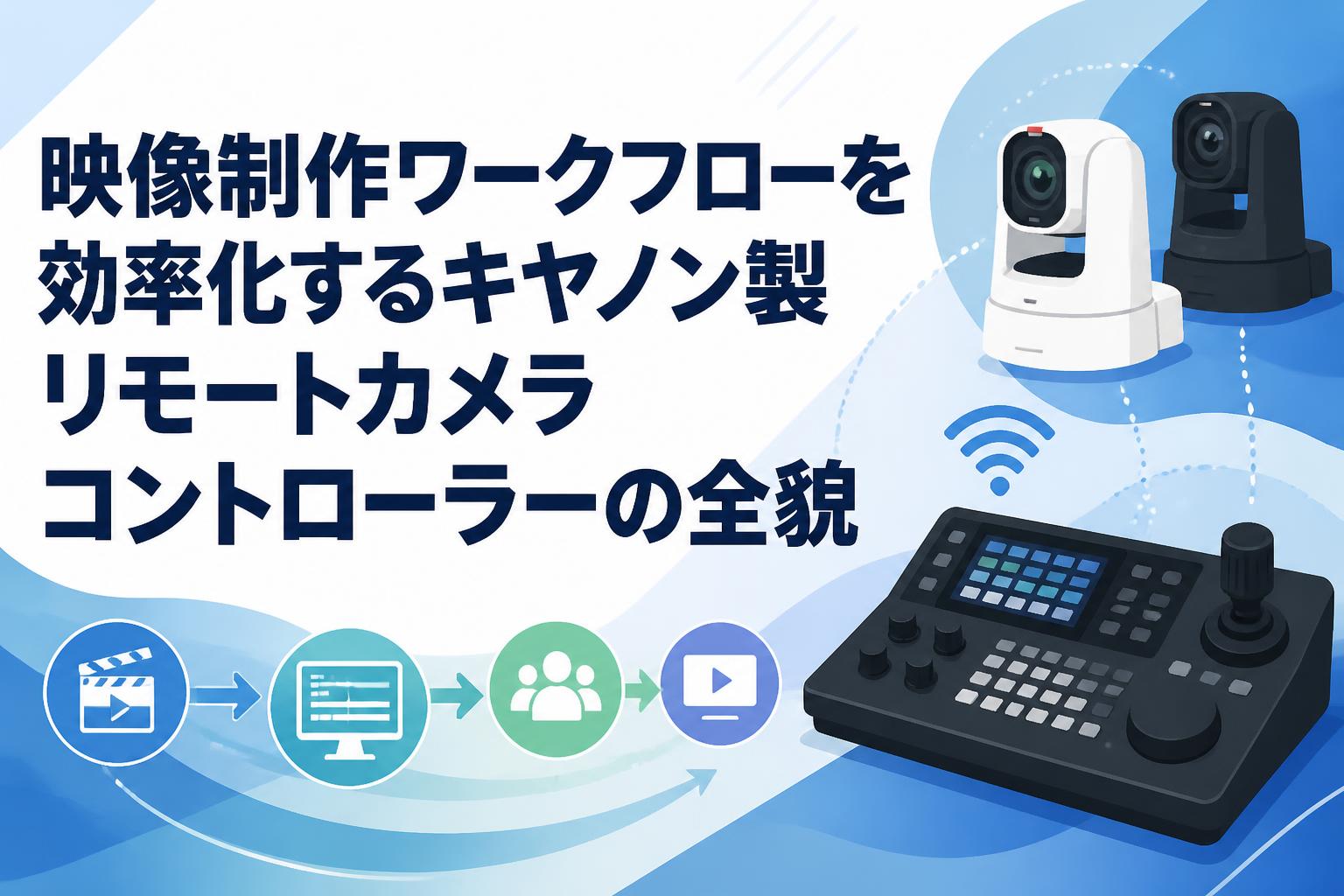 映像制作ワークフローを効率化するキヤノン製リモートカメラコントローラーの全貌