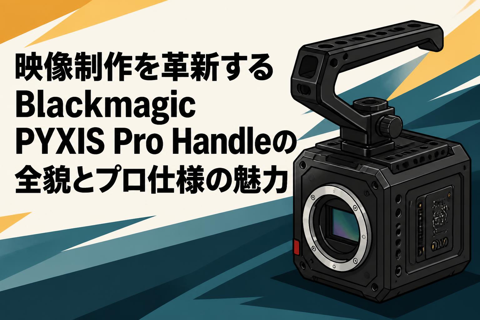 映像制作を革新するBlackmagic PYXIS Pro Handleの全貌とプロ仕様の魅力