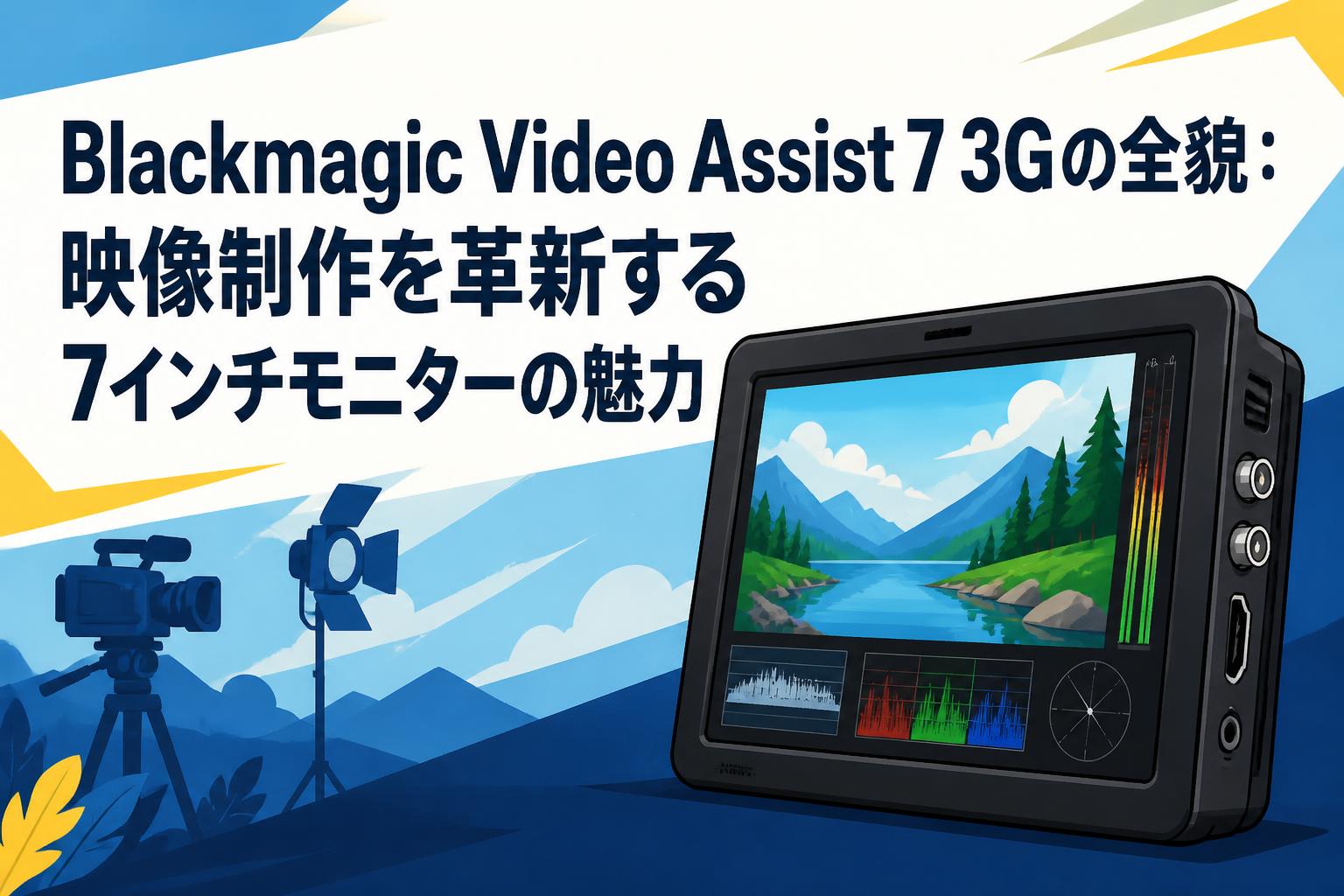 Blackmagic Video Assist 7 3Gの全貌：映像制作を革新する7インチモニターの魅力
