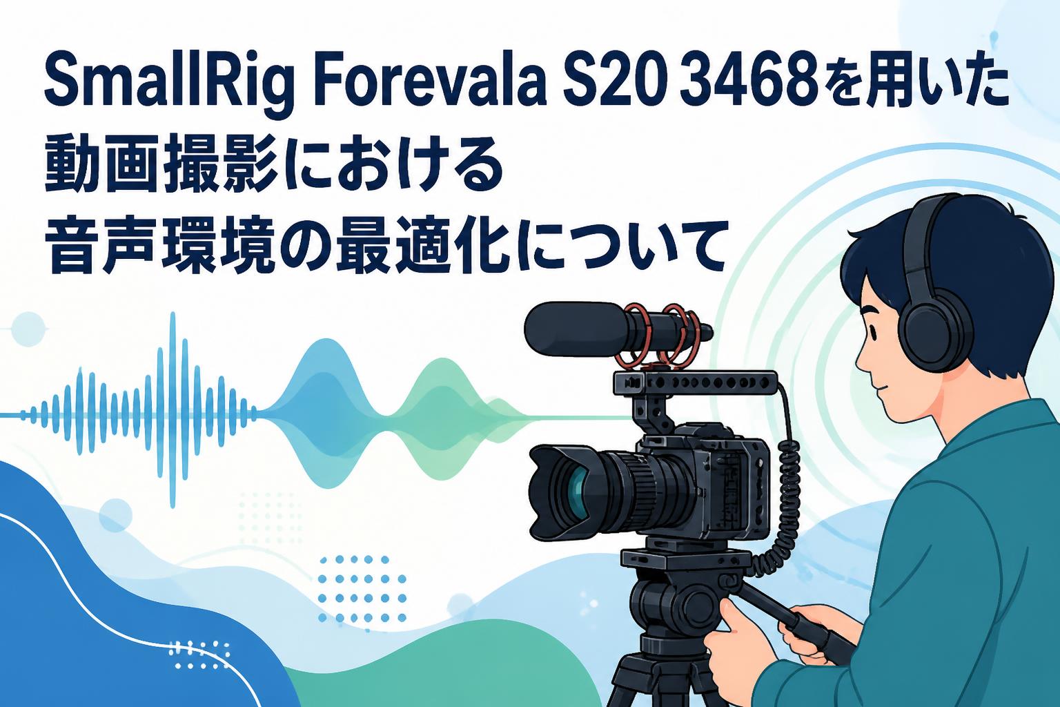 SmallRig Forevala S20 3468を用いた動画撮影における音声環境の最適化について