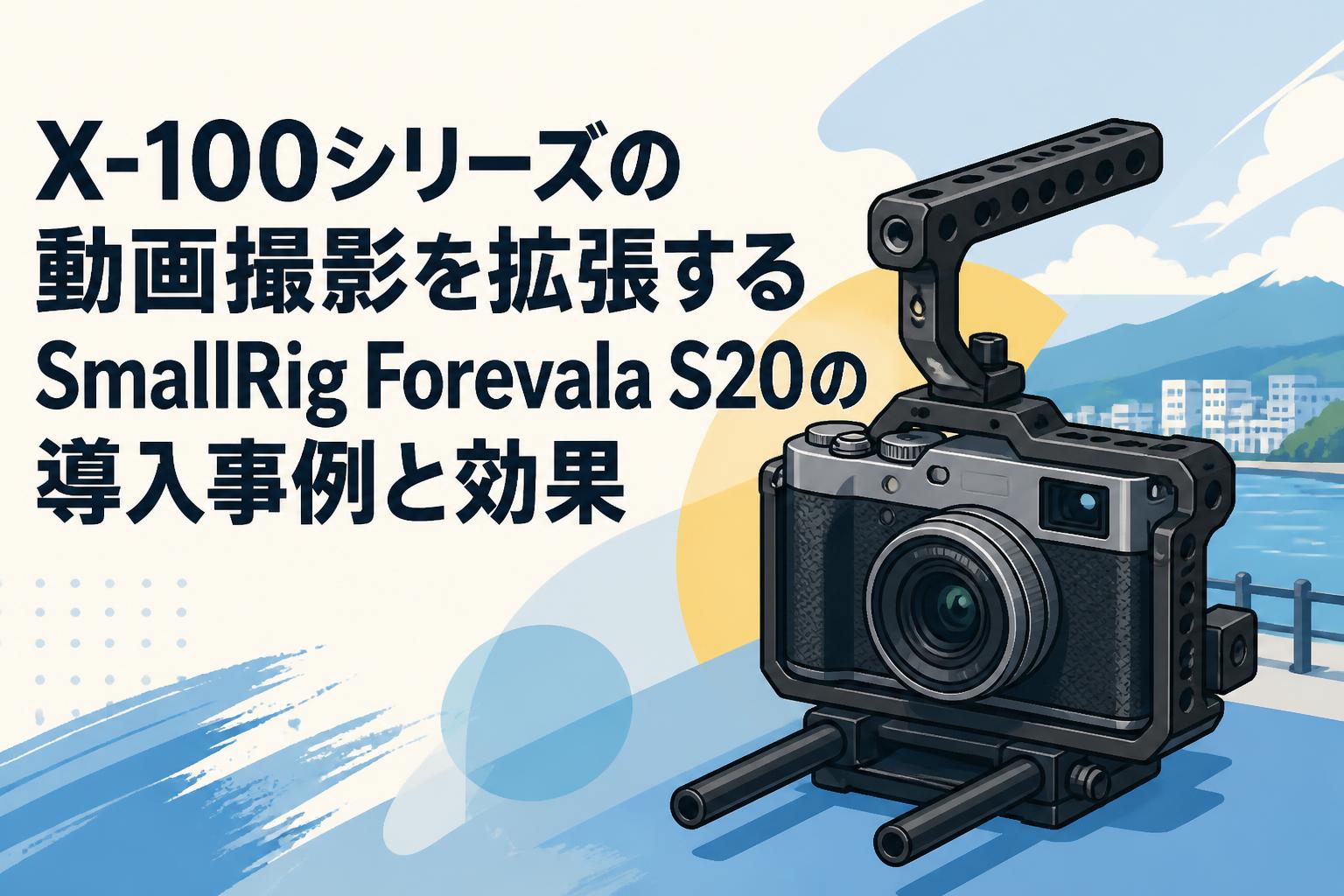 X-100シリーズの動画撮影を拡張するSmallRig Forevala S20の導入事例と効果