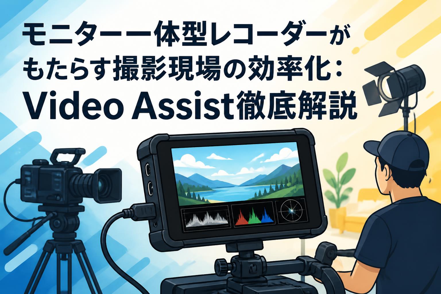 モニター一体型レコーダーがもたらす撮影現場の効率化：Video Assist徹底解説
