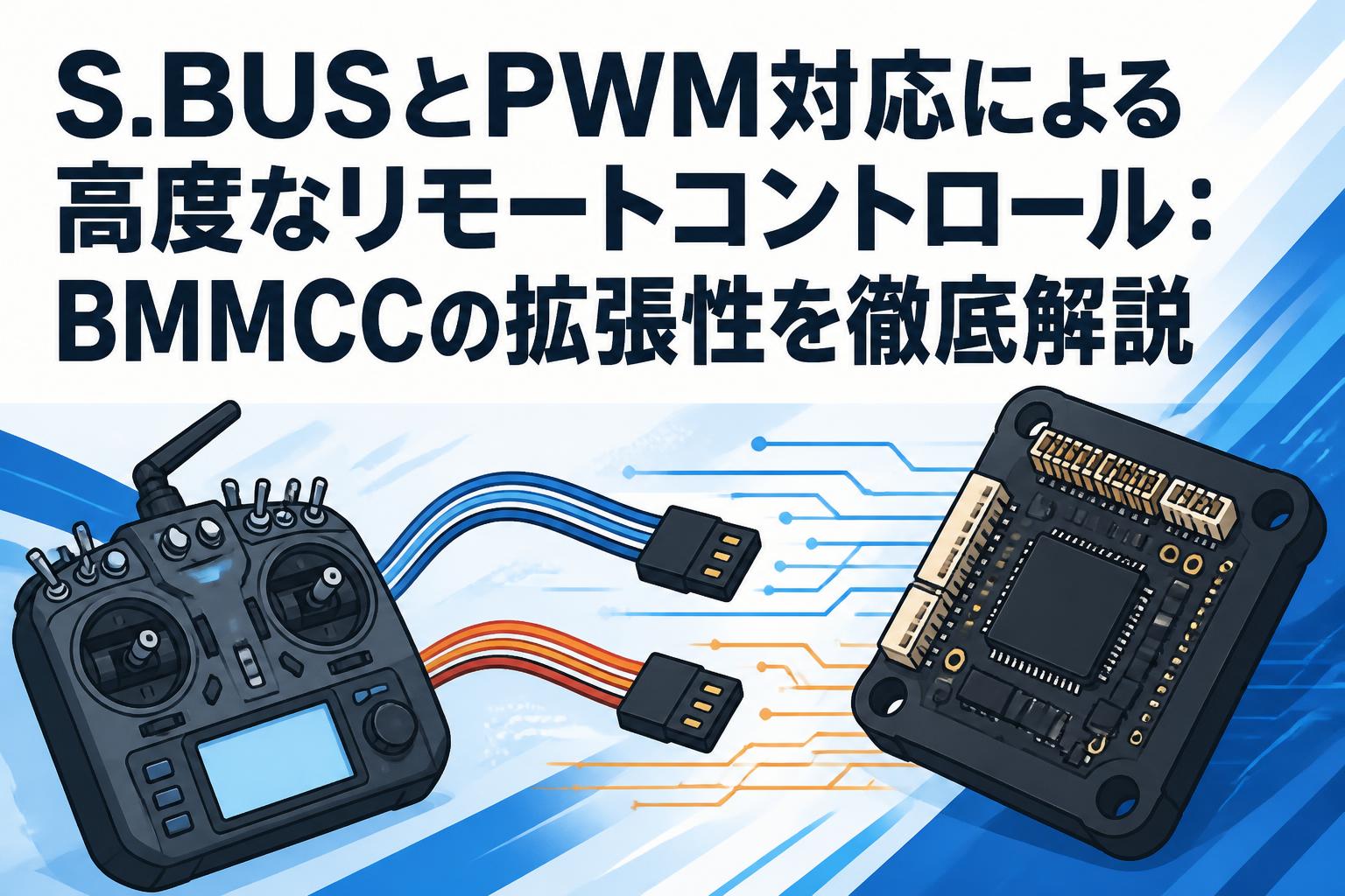 S.BUSとPWM対応による高度なリモートコントロール：BMMCCの拡張性を徹底解説