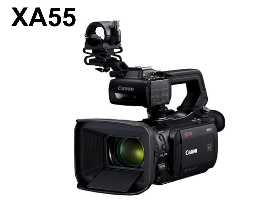 キャノン ビデオカメラ XA20 ＆ ショットガンマイク ＆ケーブル２本-