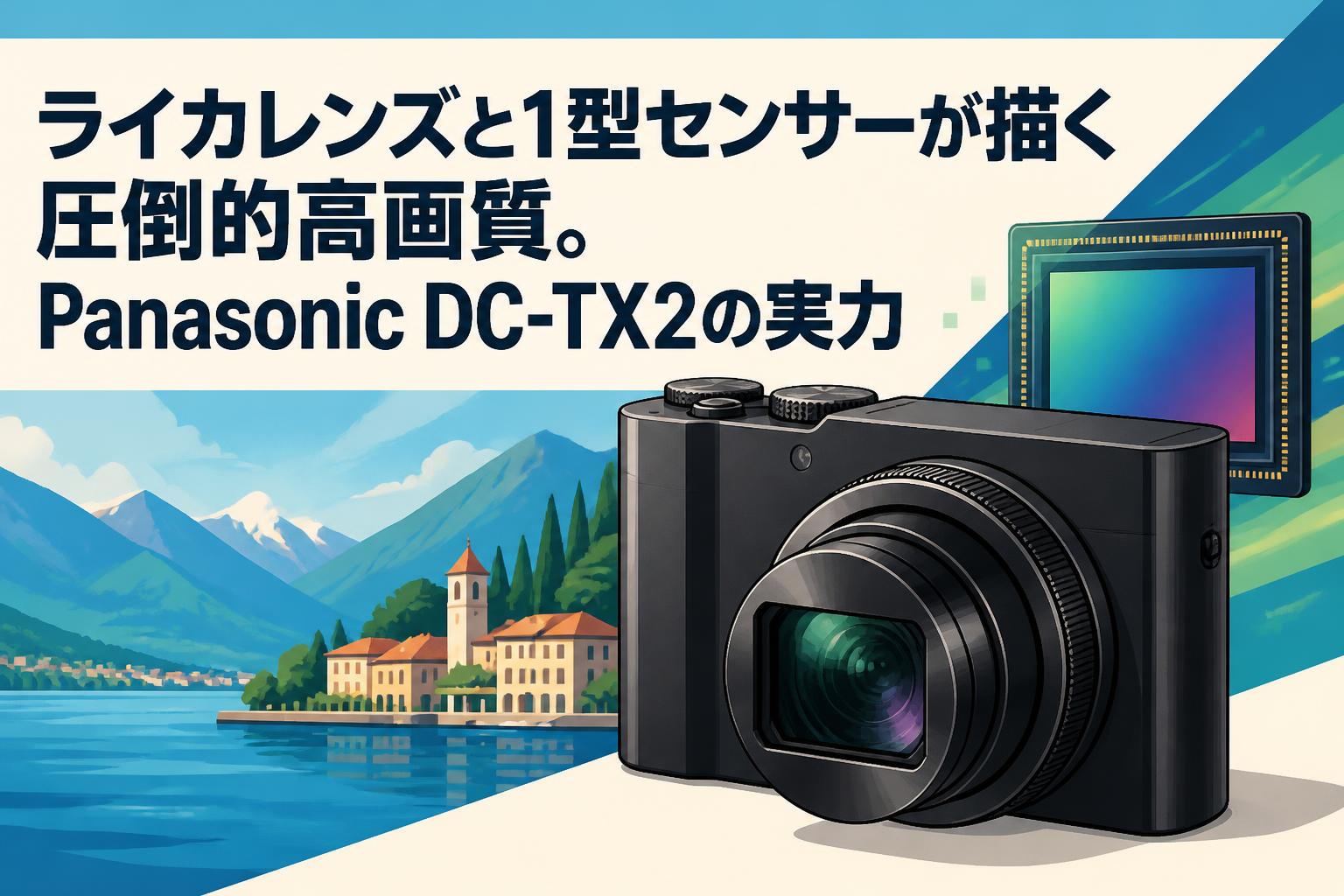 ライカレンズと1型センサーが描く圧倒的高画質。Panasonic DC-TX2の実力