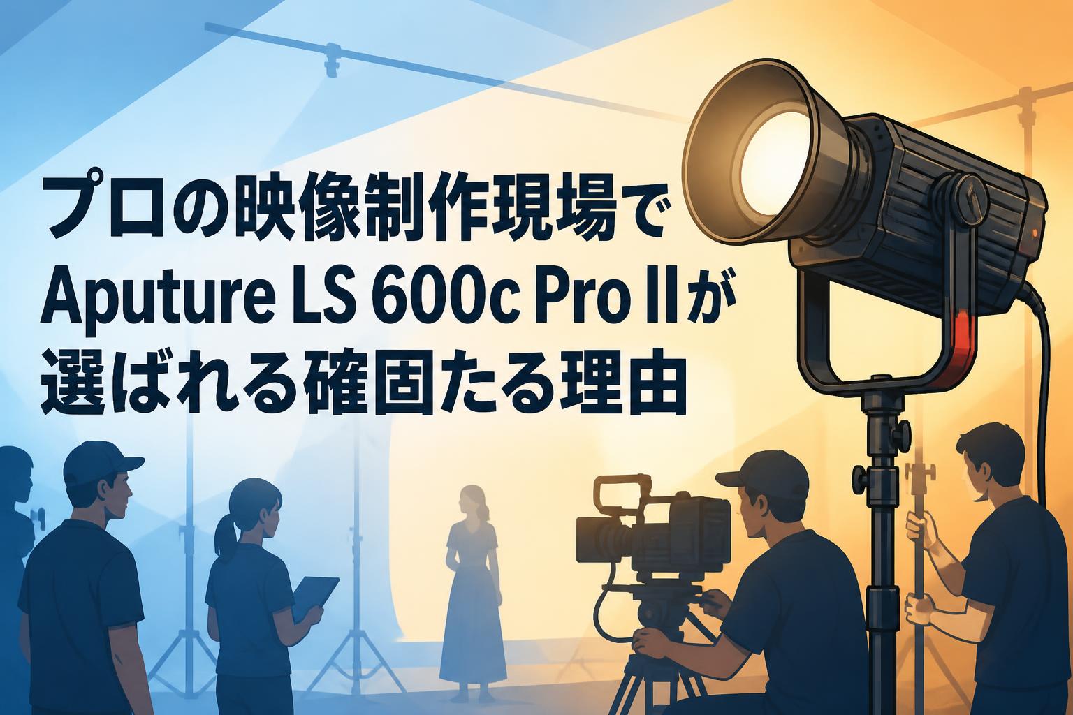 プロの映像制作現場でAputure LS 600c Pro IIが選ばれる確固たる理由