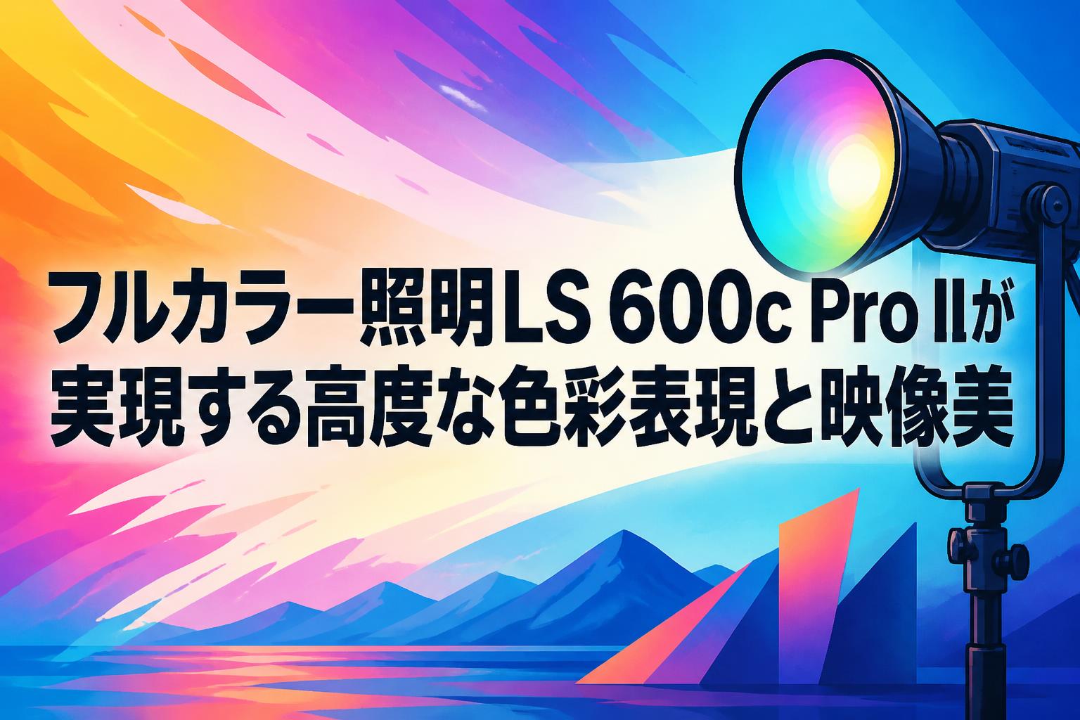 フルカラー照明LS 600c Pro IIが実現する高度な色彩表現と映像美