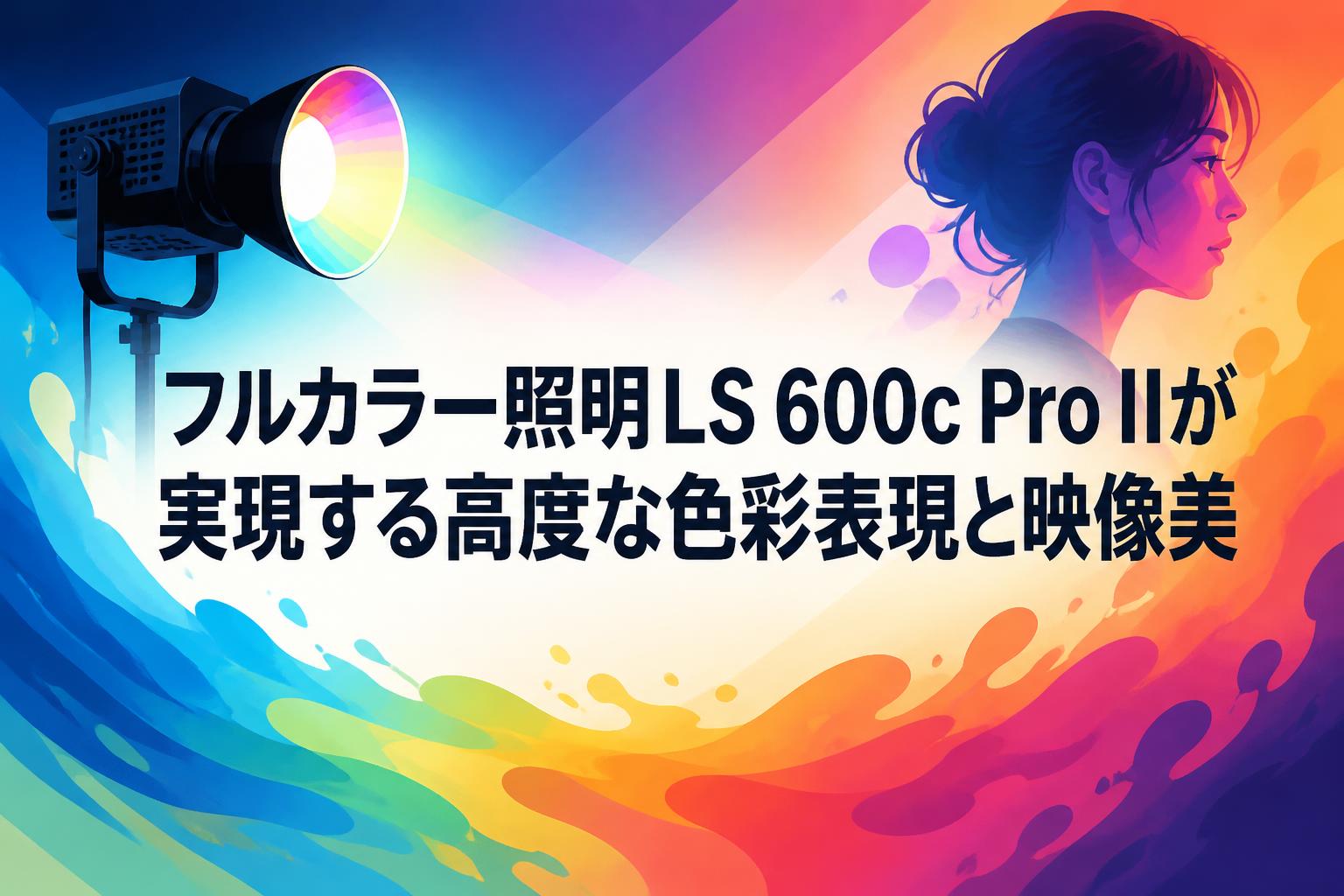 フルカラー照明LS 600c Pro IIが実現する高度な色彩表現と映像美