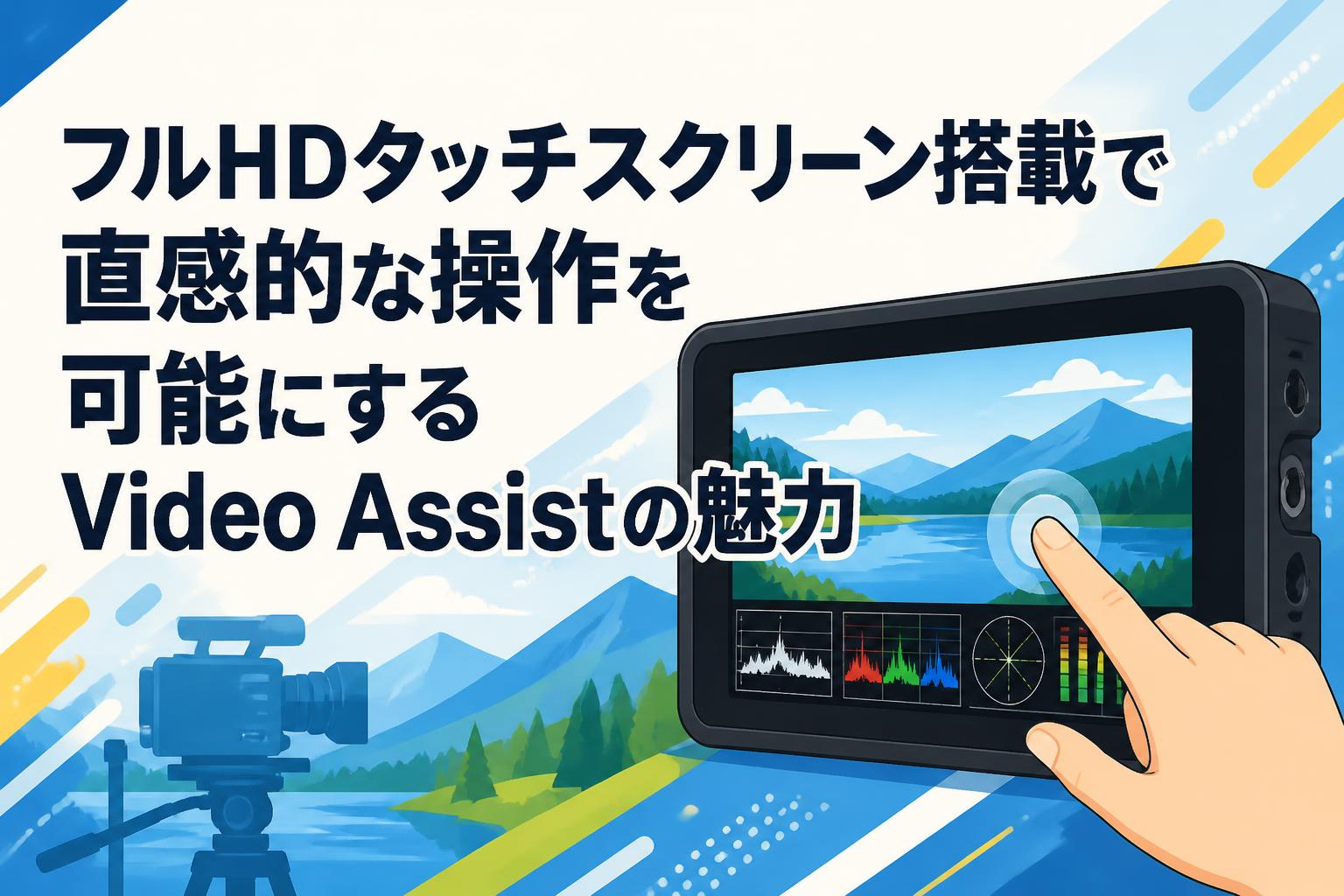 フルHDタッチスクリーン搭載で直感的な操作を可能にするVideo Assistの魅力
