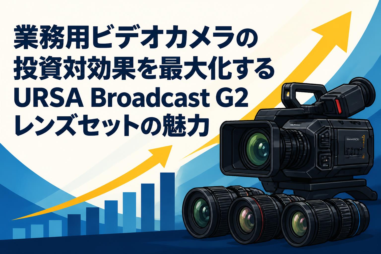 業務用ビデオカメラの投資対効果を最大化するURSA Broadcast G2レンズセットの魅力