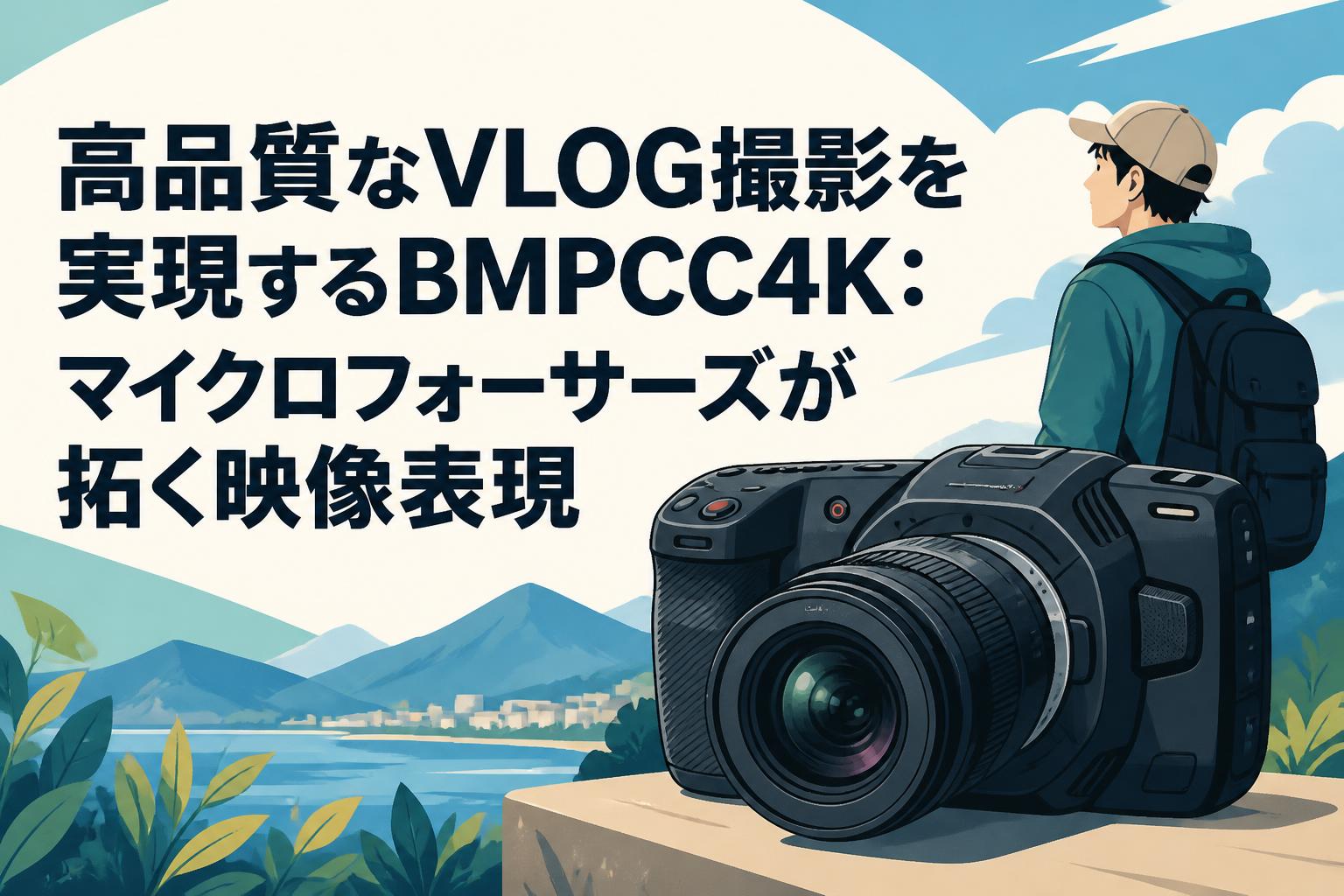 高品質なVLOG撮影を実現するBMPCC4K：マイクロフォーサーズが拓く映像表現