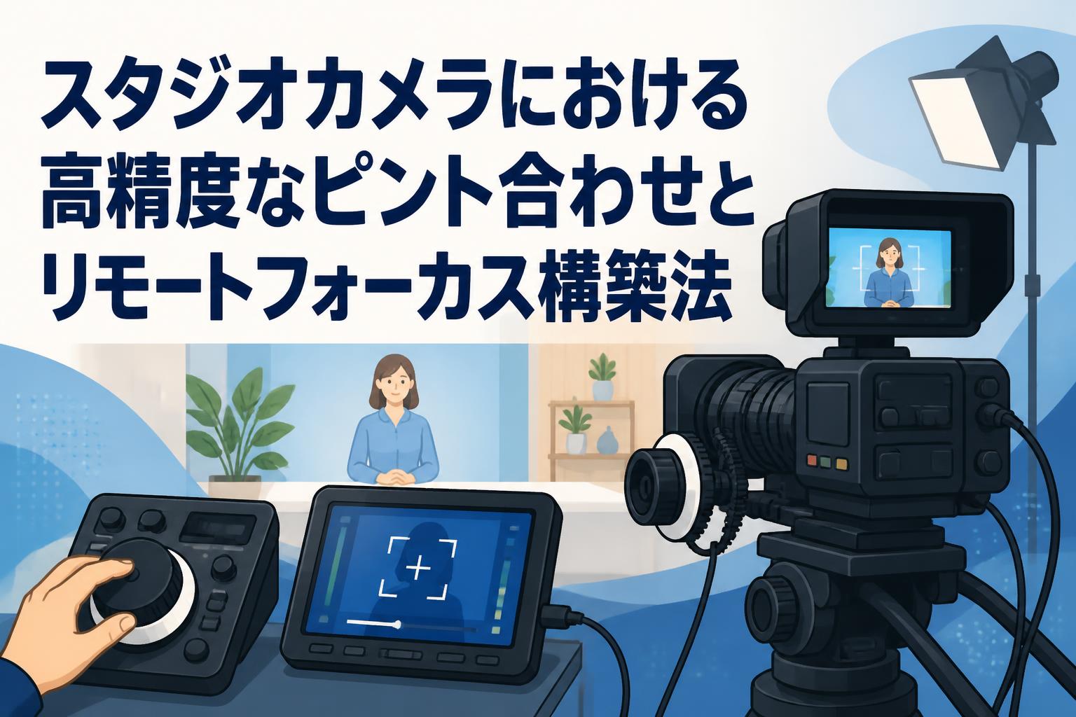 スタジオカメラにおける高精度なピント合わせとリモートフォーカス構築法