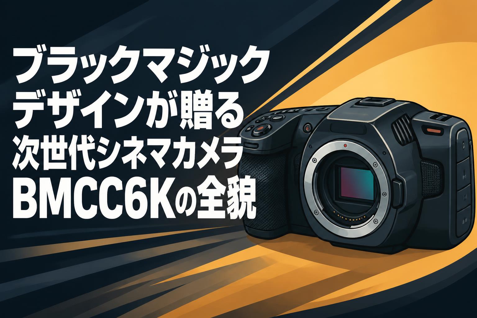 ブラックマジックデザインが贈る次世代シネマカメラBMCC6Kの全貌