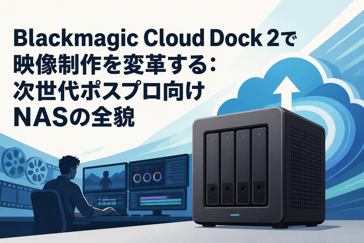 Blackmagic Cloud Dock 2で映像制作を変革する：次世代ポスプロ向けNASの全貌